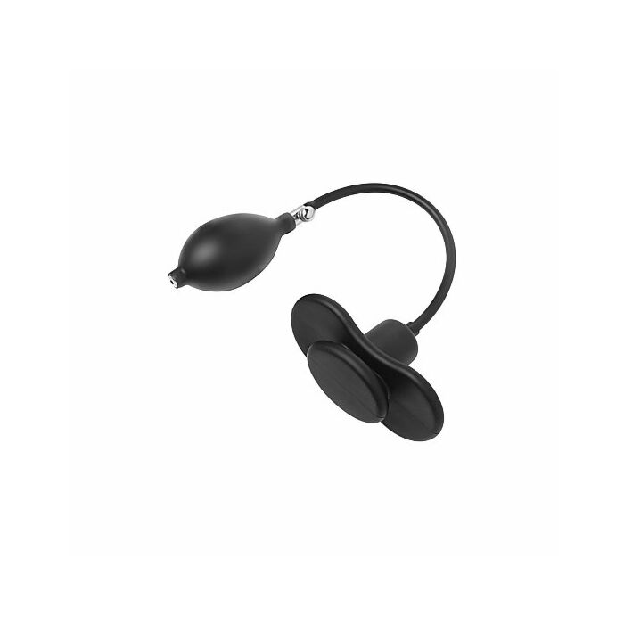 E-stim hollow butt plug black