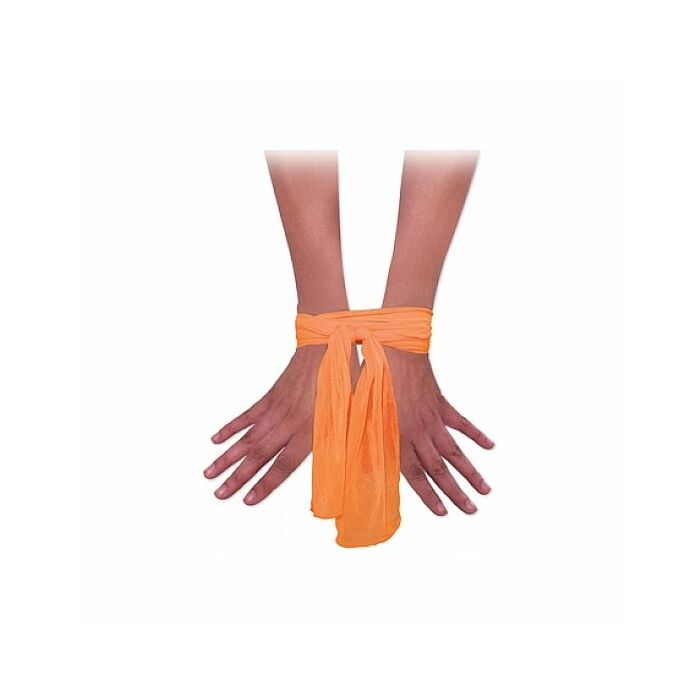 Neon nylon love ties orange