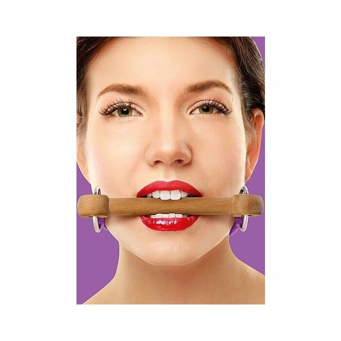 Wooden bridle purple