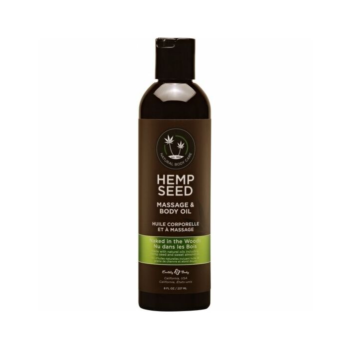 Earthly body naked in the woods  massage oil - 237ml