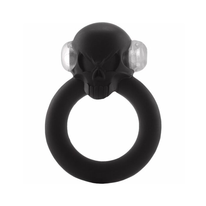 Shadow skull cockring - black