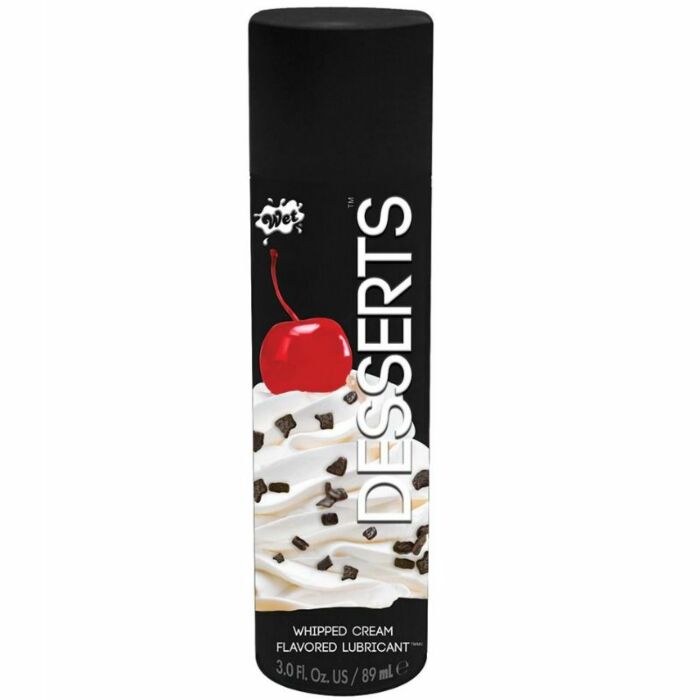 Wet desserts whipped cream waterbased lubricant  89 ml