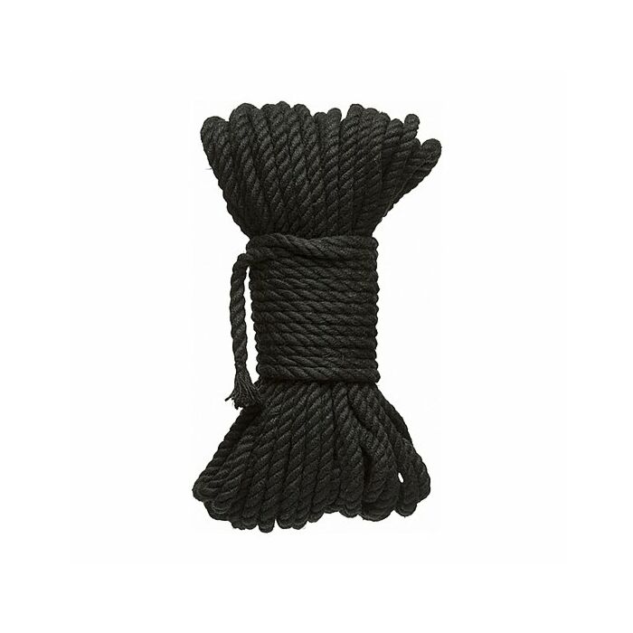 Kink - 6mm hemp bondage rope - 50 ft. black