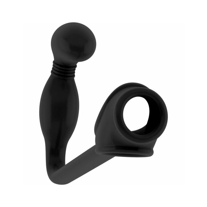 Sono butt plug with cock ring 2 black