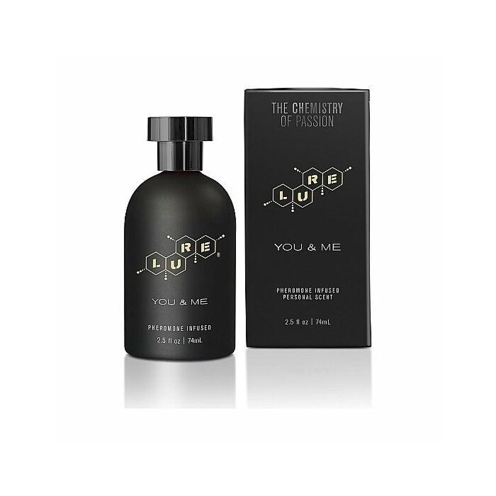 Lure black label for you & me, pheromone infused personal scent 74ml
