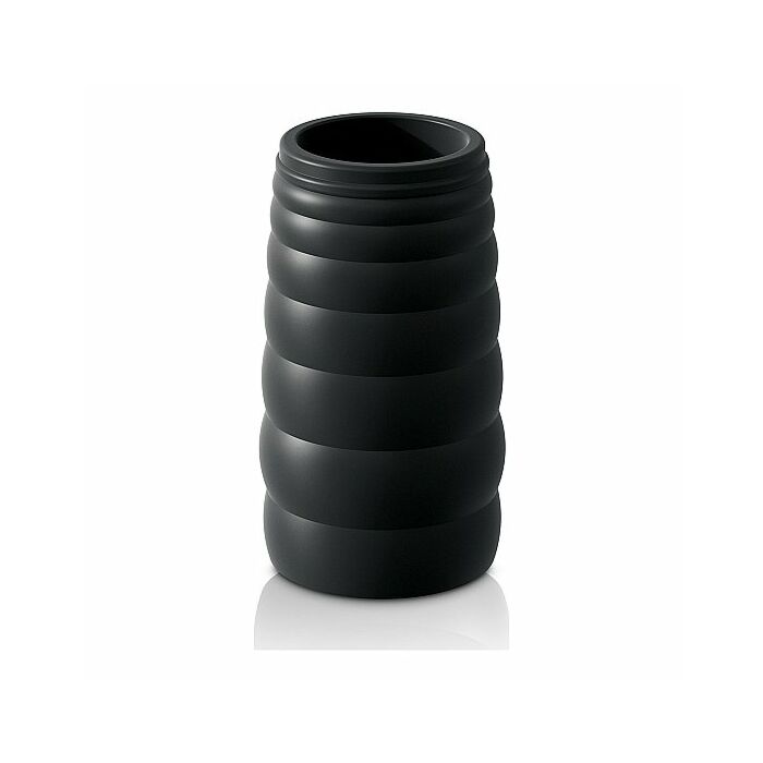 Tapered silicone erection enhancer - black