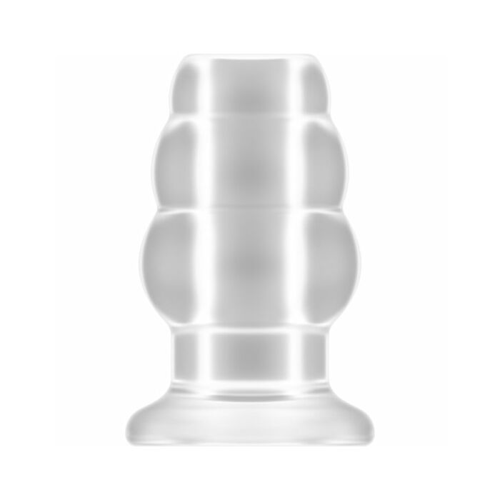 No.51 - large hollow tunnel butt plug - 5 inch - translucent