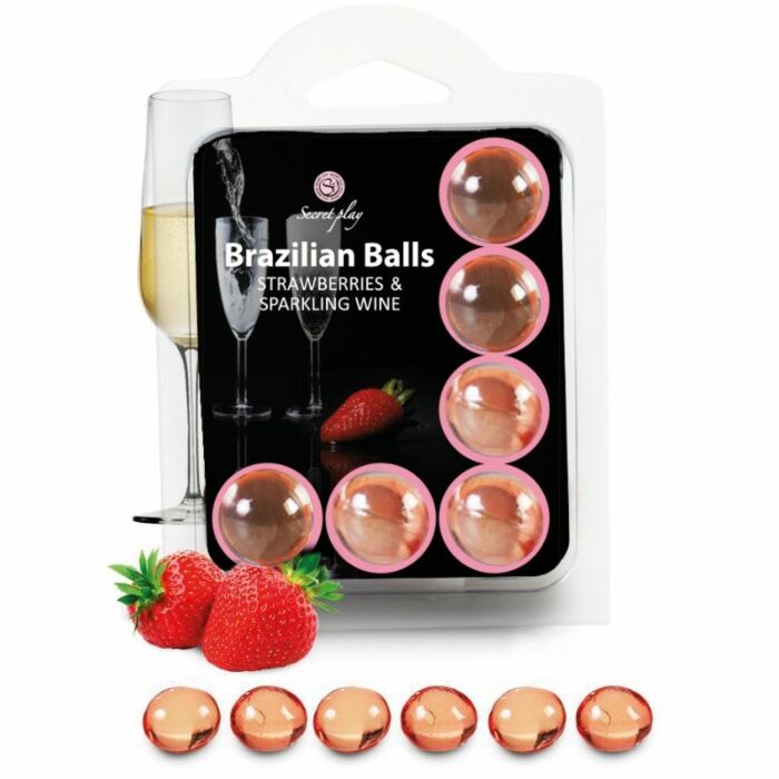 Brazilian Balls Strawberries&Cava