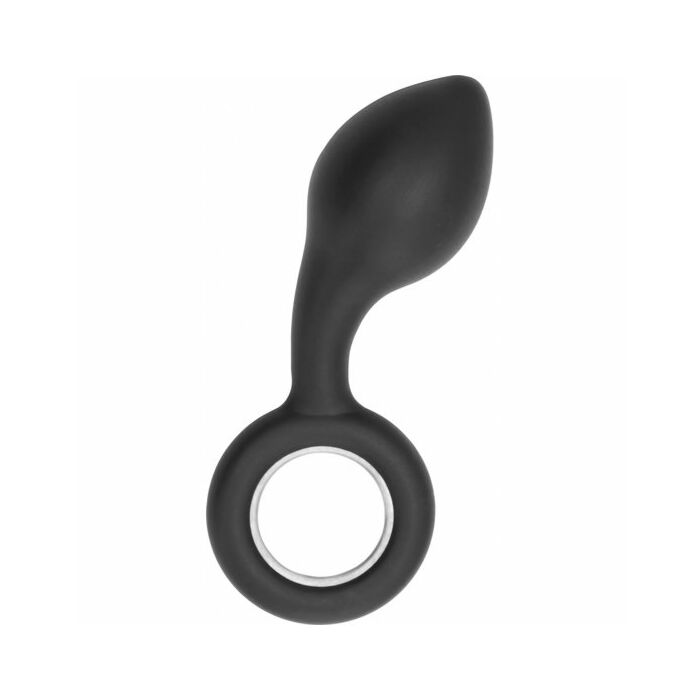 Sono - no. 63 dildo with metal ring - black