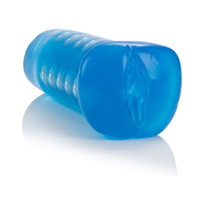Blue vagina masturbator