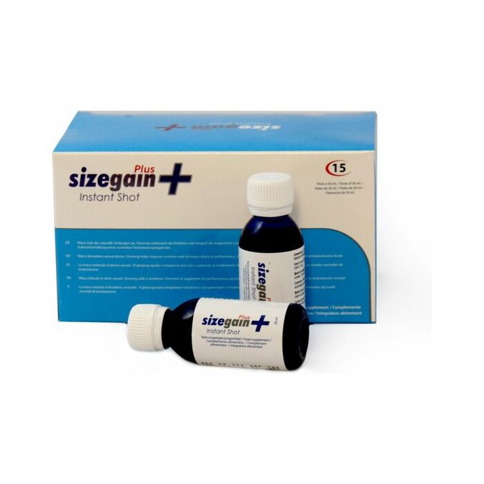 Sizegain plus instant shot 15 unidades