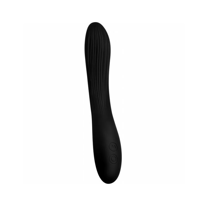 7x flexible silicone vibration - black