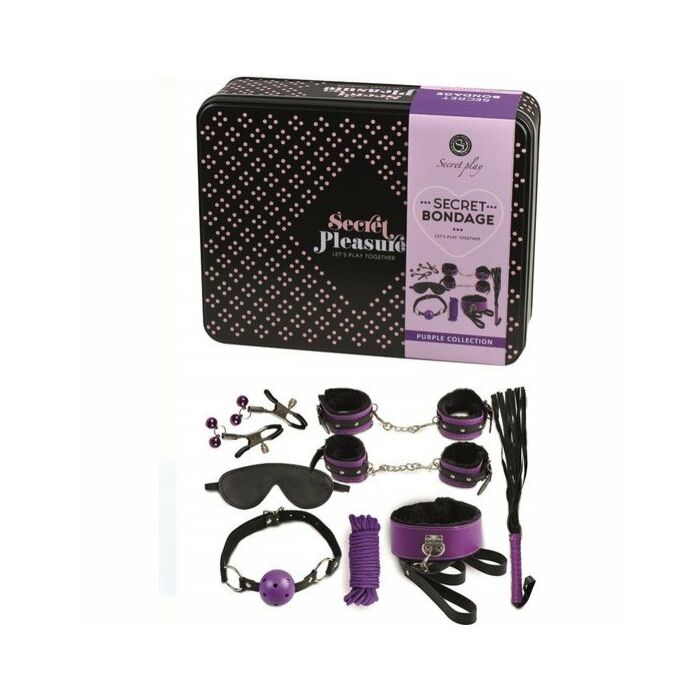 Intense Purple Bondage Kit 8P