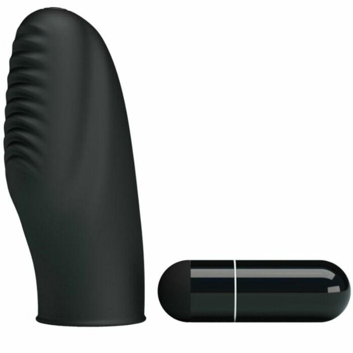 Vibrating Finger Sleeve Black Stanford