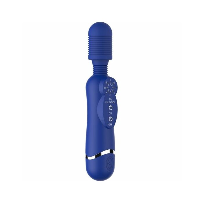 Silicone massage wand - blue