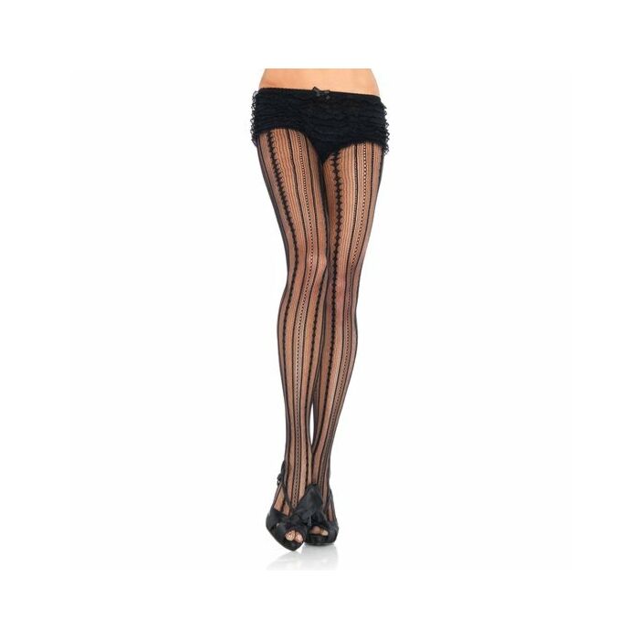 Leg avenue vintage pinstripe net pantyhose