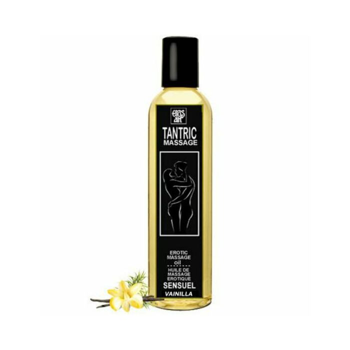 Eros-art aceite masaje tantrico natural y afrodisãaco vainilla 200ml