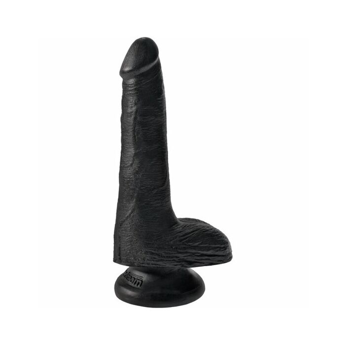 King cock 6 cock with balls black