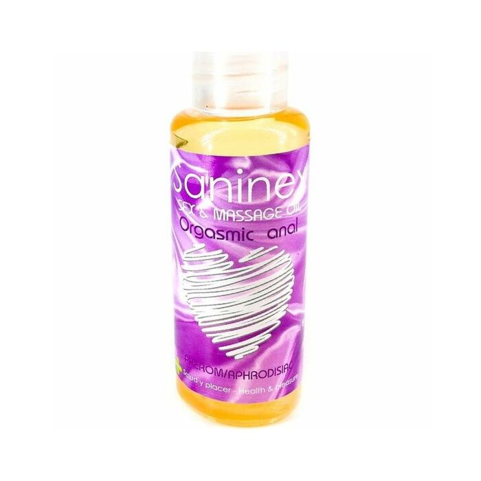 Saninex orgasmic anal sex and massage oil 100 ml