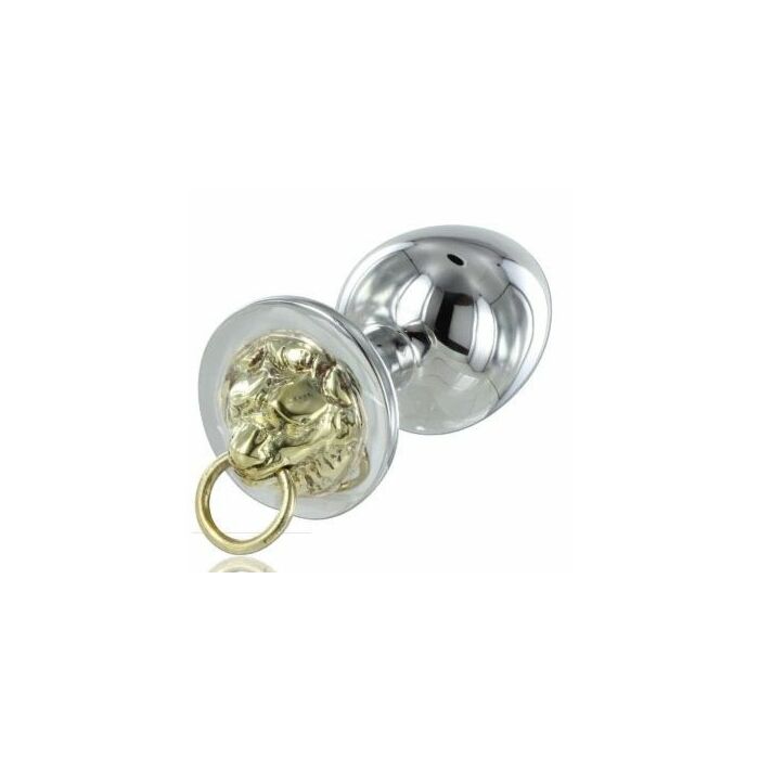 Metalhard anal plug stainless tiger