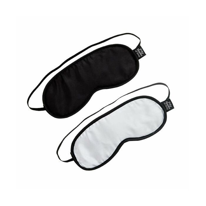 Fifty shades of grey soft blindfold twin pack