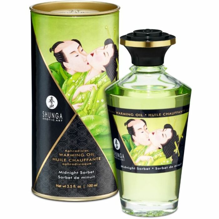 Shunga aphrodisiac warming oil midnight sorbet 100 ml