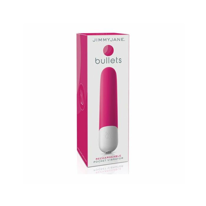 Bullets rechargeable pocket vibrator - pink