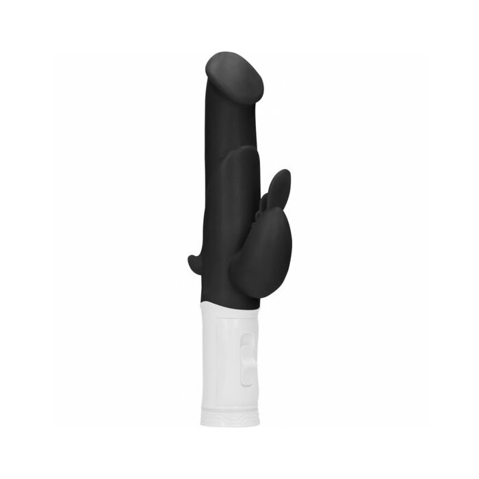 Rotating bunny vibrator - black