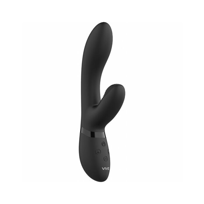 Kyra - rabbit silicone g-spot - black