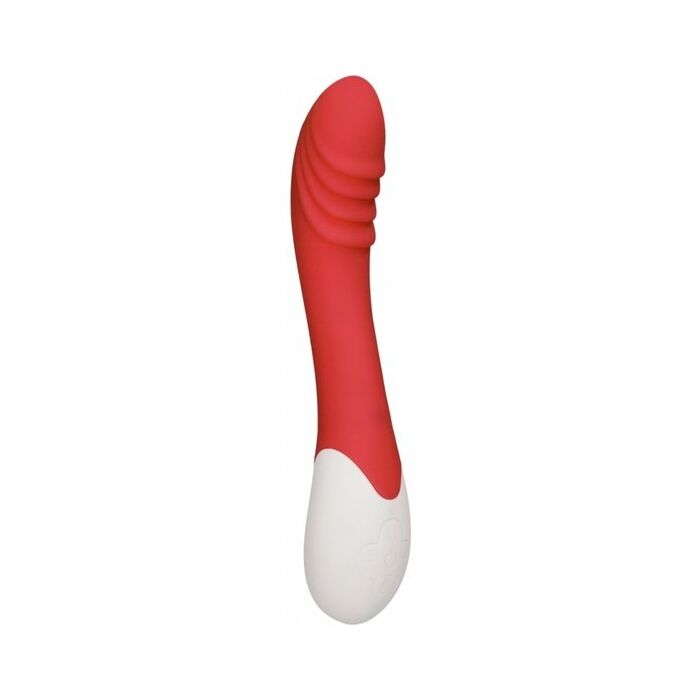 Frenzy - rechargeable heating g-spot vibrator - red