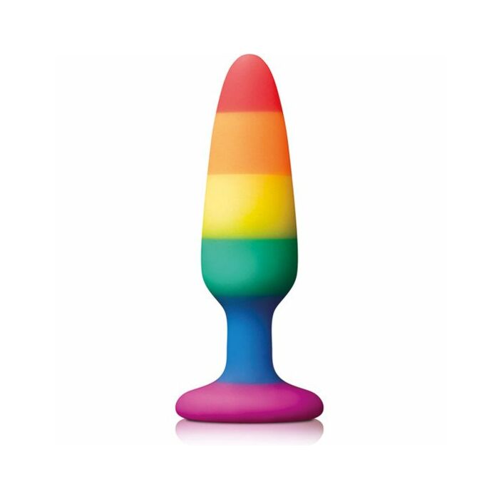 Pleasure plug rainbow small