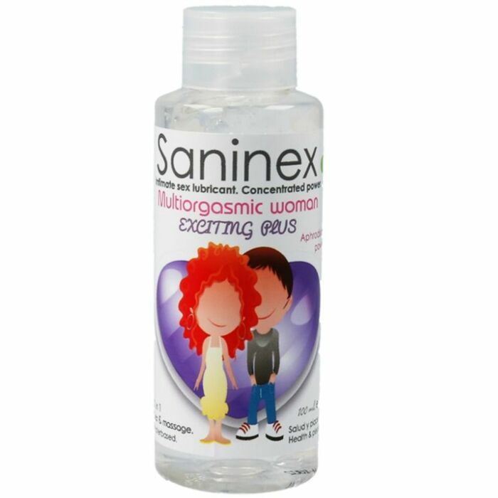 Saninex waterbased multiorgasmic woman exciting plus