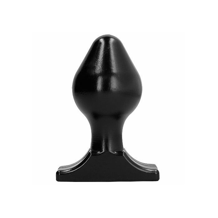 All black anal plug 16x8cm