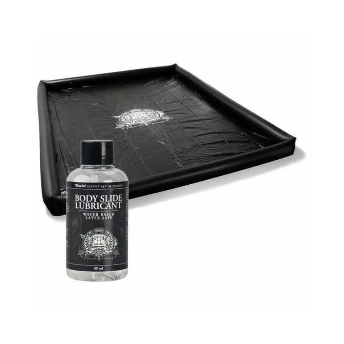 Touche body slide for incredible erotic body-to-body massage