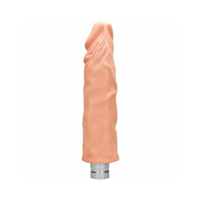 25 cm realistic vibrating dildo flesh