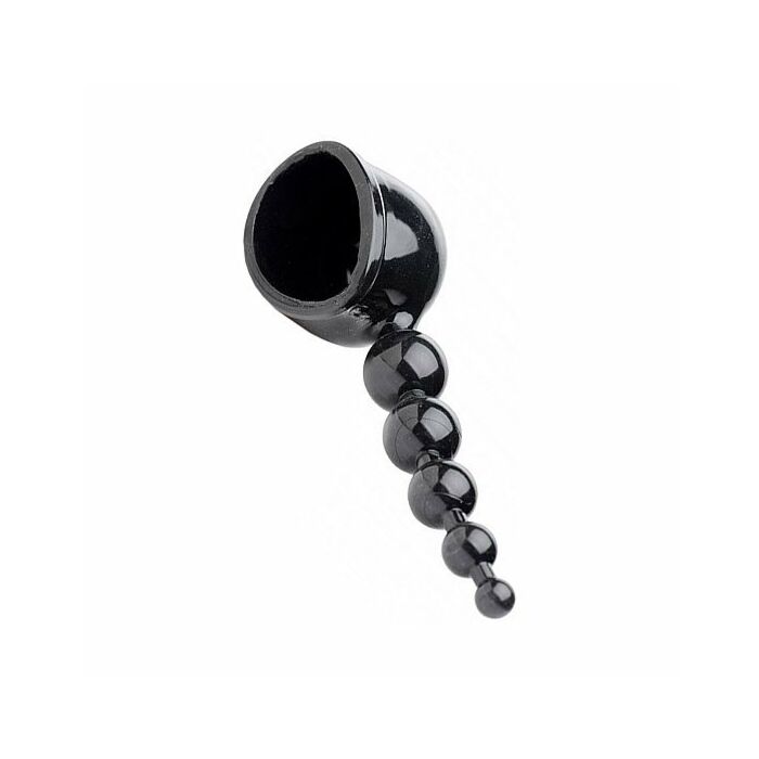 Thunder beads anal wand attachment black