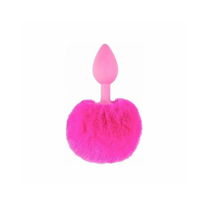 Neon bunny tail pink