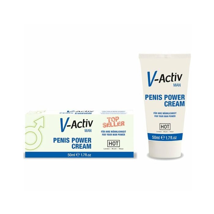Hot v-activ men penis power cream