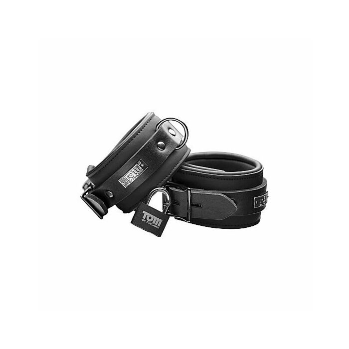 Tom of finland neoprene ankle cuffs with lock