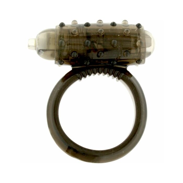 Mini vibrating cockring black