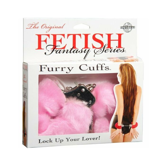 Fetish fantasy furry cuffs pink