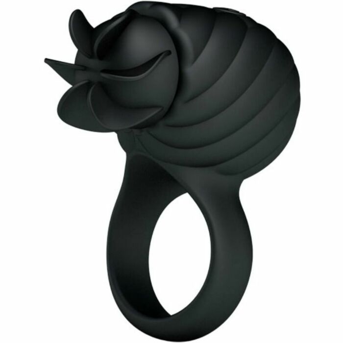 Pretty love frances rotating and teaser cock ring black