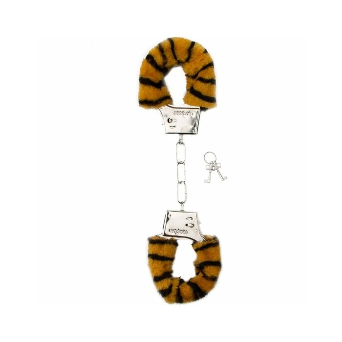Furry handcuffs tiger