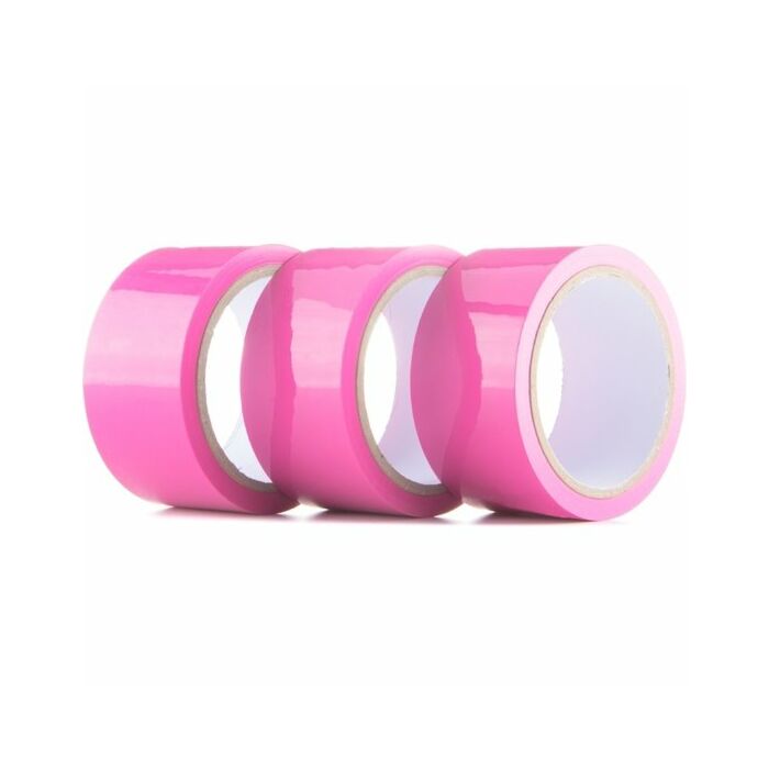 Bondage tape, 3 pack pink