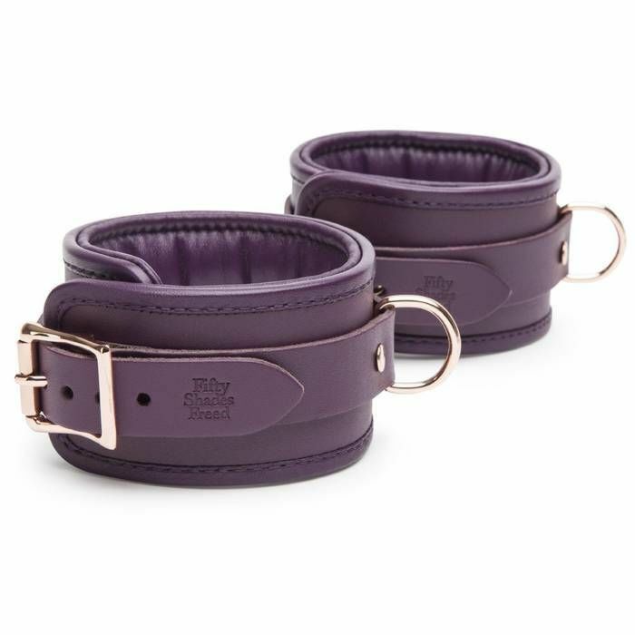 Fifty shades freed leather ankle cuffs