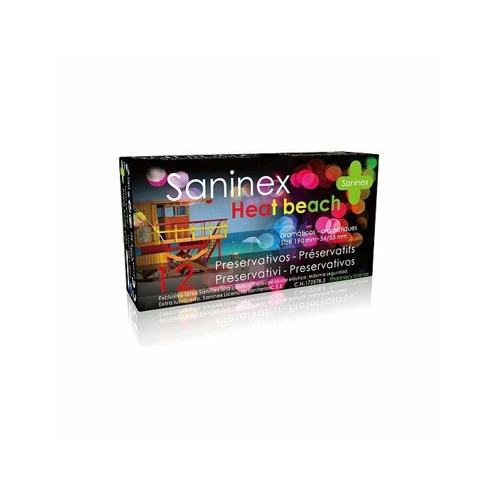 Saninex condoms heat beach 12 units