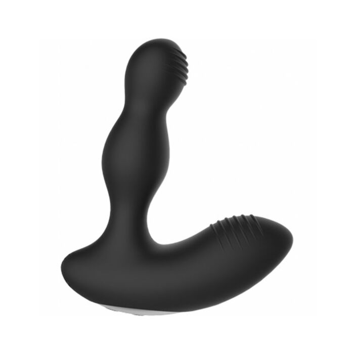 E-stimulation vibrating prostate massager - black