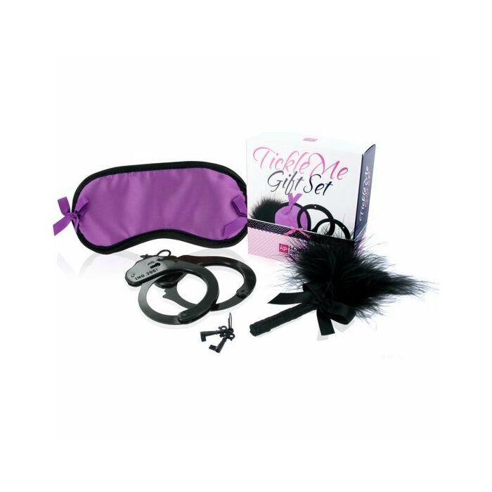 Lovers premium tickle me gift set purple