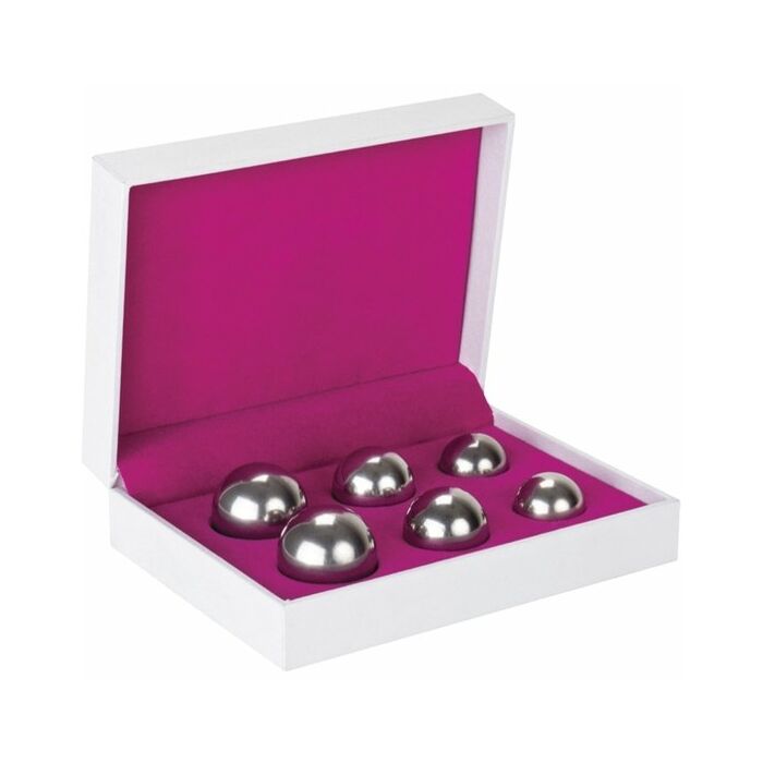 Ben wa balls 3 different weights silver