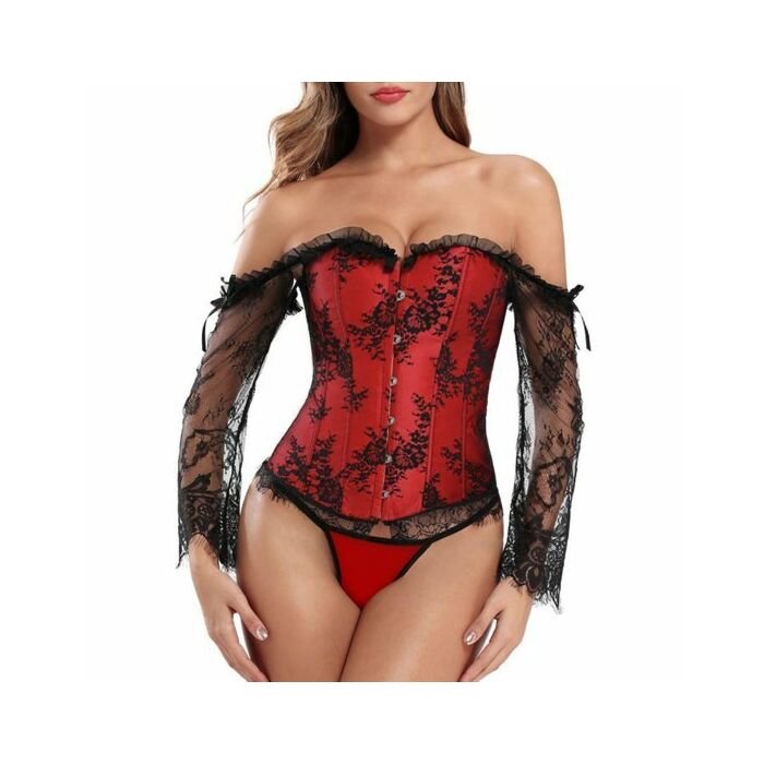 Corset vineyard rojo